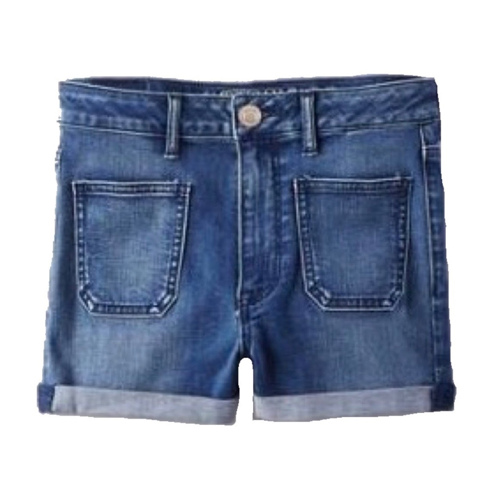 AEO High-Waisted Denim Shorts